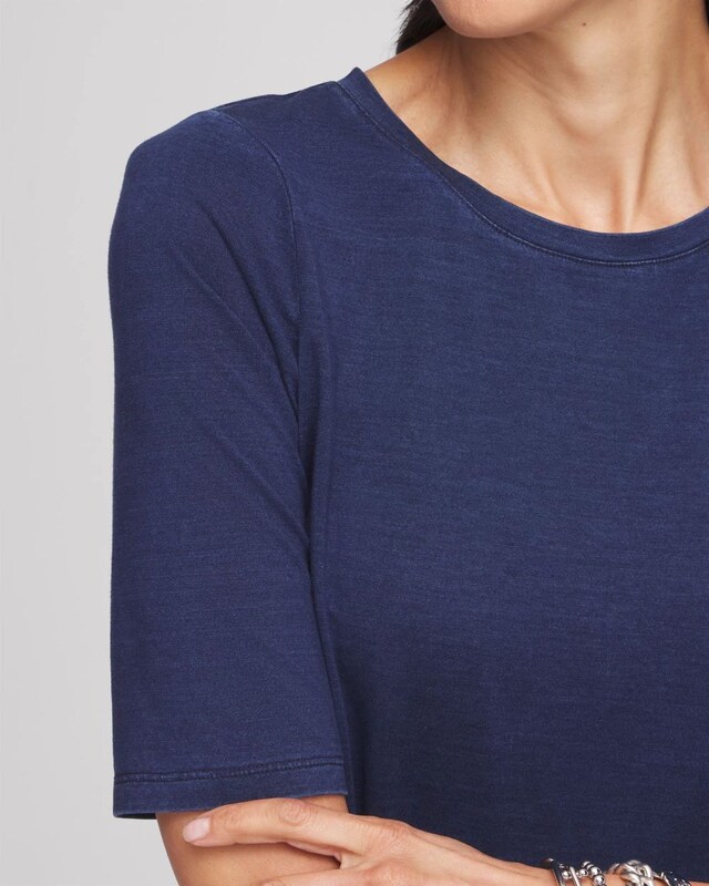 Touch of Cool Denim Short Sleeve Tee - image 4